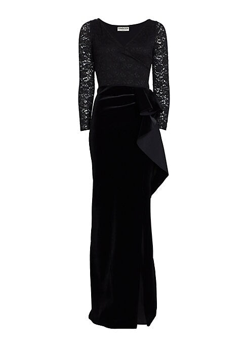 Luxe Ruffle Velvet Dress