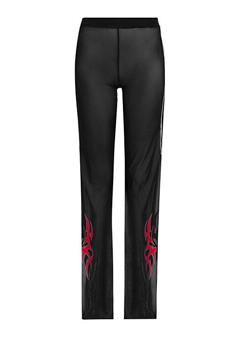Flame Mesh Leggings