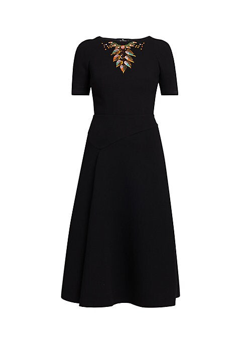 Vibrant Wool Dress