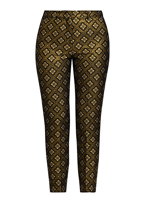 Brocade Slim Pants