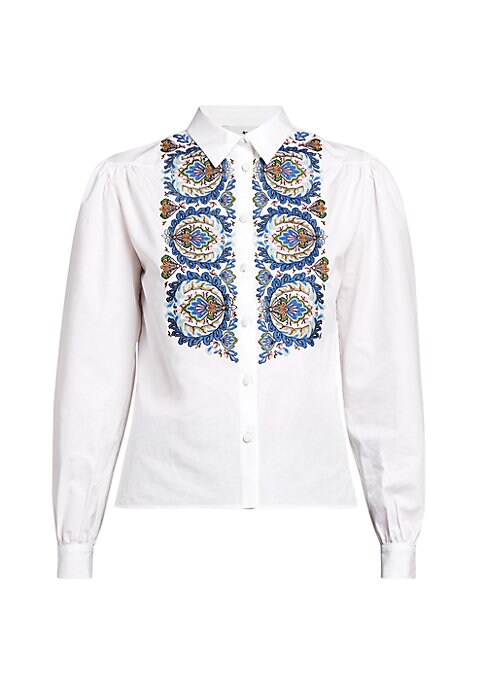 Chic Paisley Cotton Top