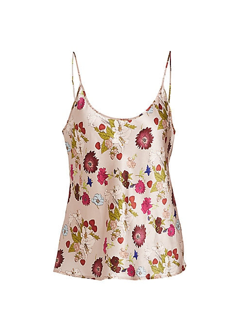 Floral Satin Sleep Top