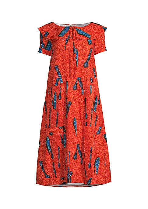 Chic Plissé Midi Dress