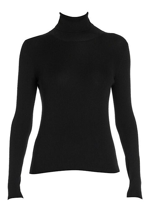 Silken Stretch Turtleneck Sweater