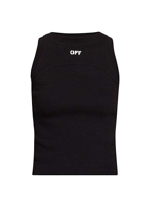 Contrast Logo Crop Tank
