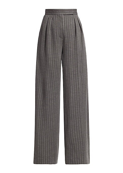 Chic Pinstripe Wide-Legs