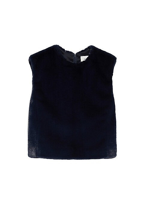 Faux Fur Crop Top