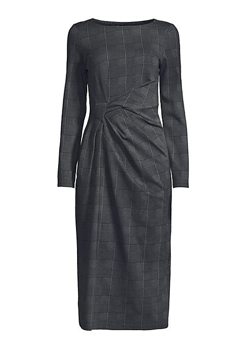 Chic Check Midi Dress