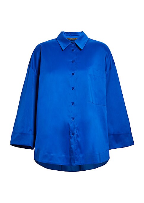 Satin Poplin Overshirt