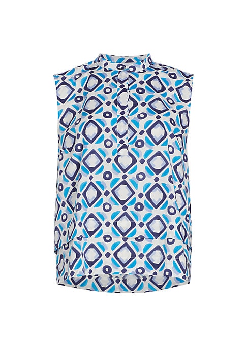 Chic Painterly Blouse