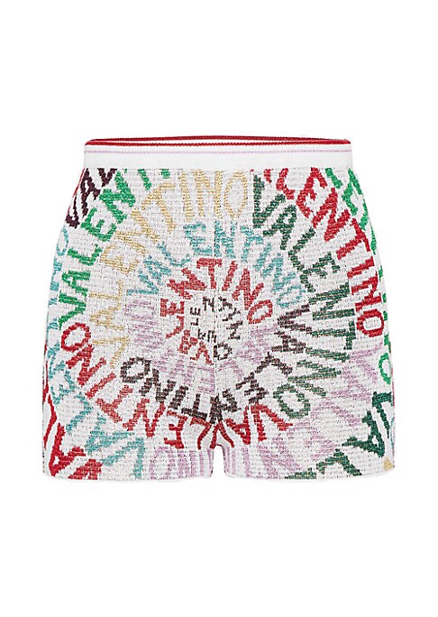 Metallic Jacquard Loop Shorts