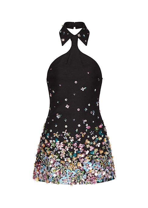 Floral Elegance Mini Dress