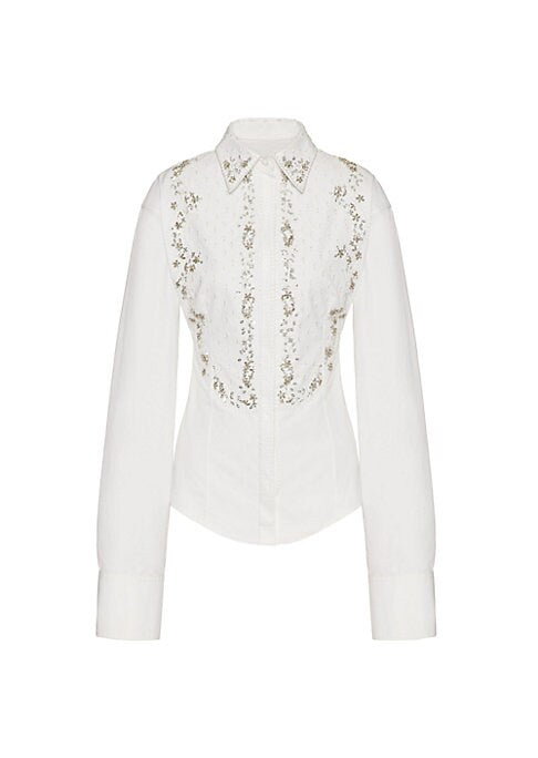 Embroidered Cotton Shirt