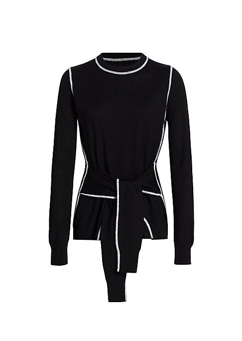 Chic Tie-Front Knit Top