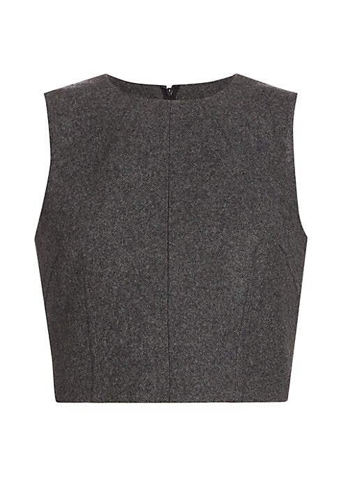 Boxy Wool Felt Top