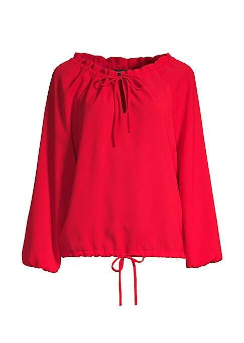Ruffled Satin Elegance