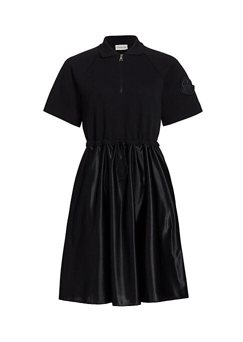 Chic Mixed-Media Dress