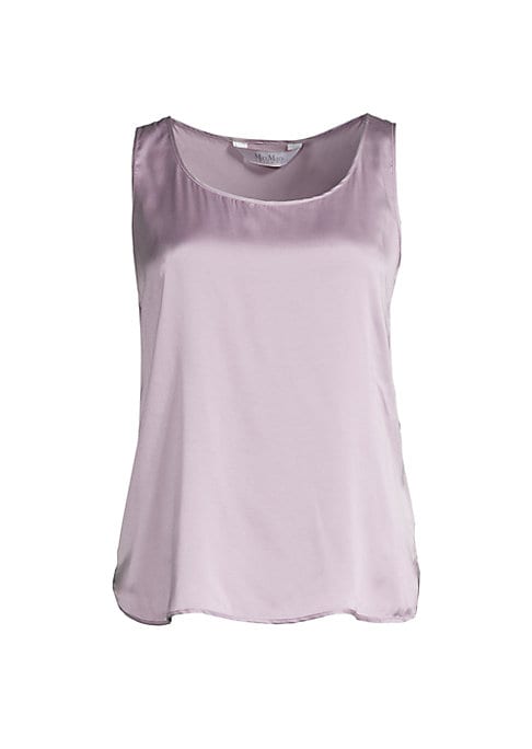 Lustrous Silk Tank Top