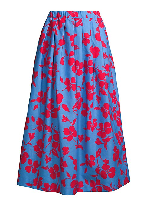 Tropical Floral Maxi Skirt