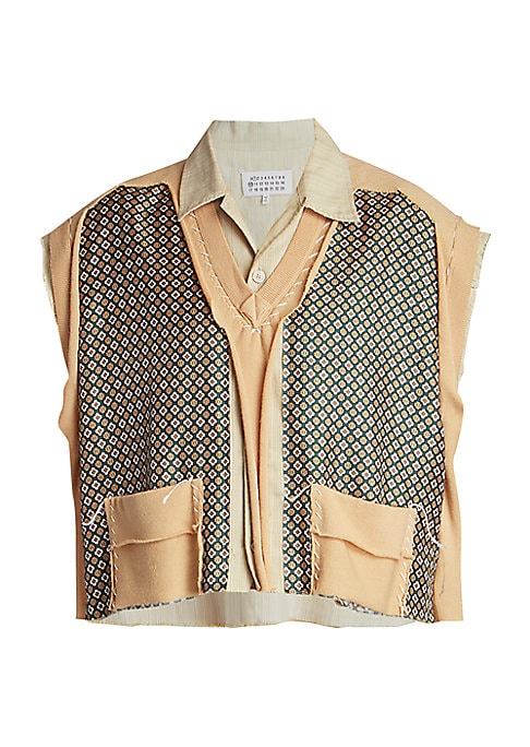 Charming Geometric Blend Shirt