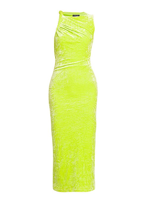 Velvet Elegance Midi Dress