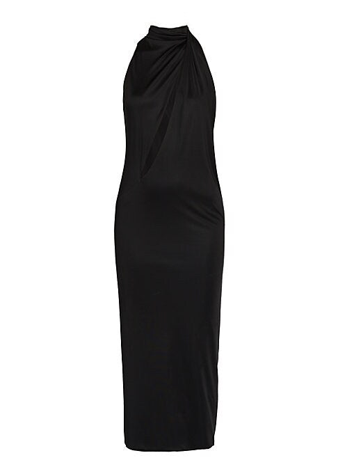 Gothic Chic Midi Dress