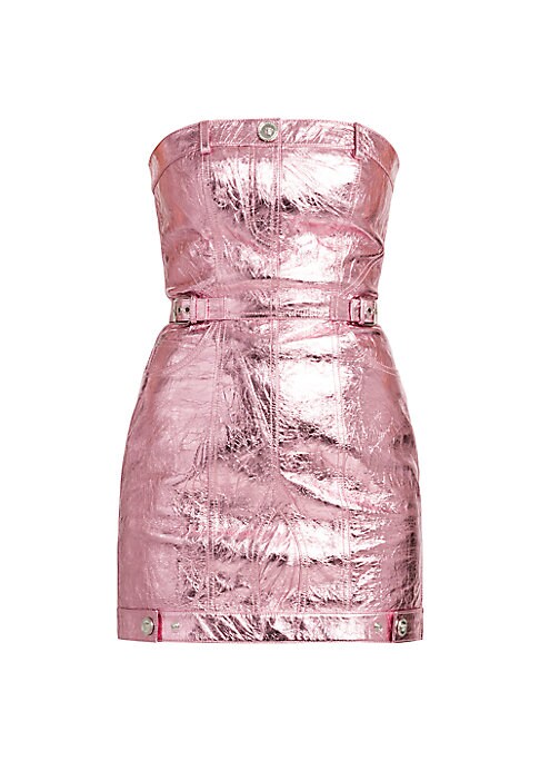 Glam Metallic Minidress