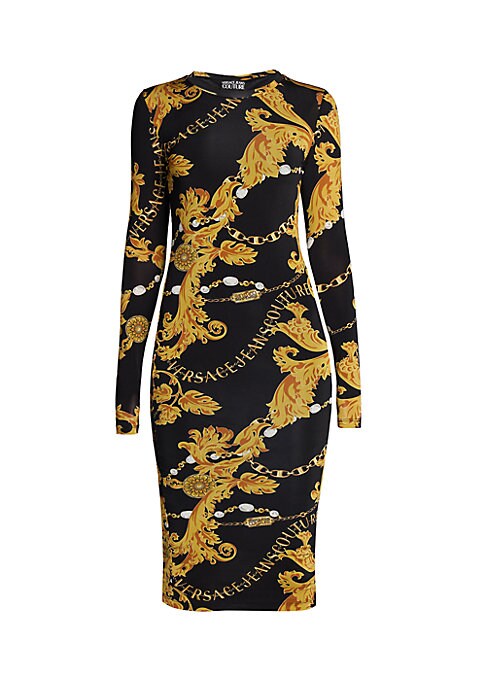 Chic Chain-Print Dress