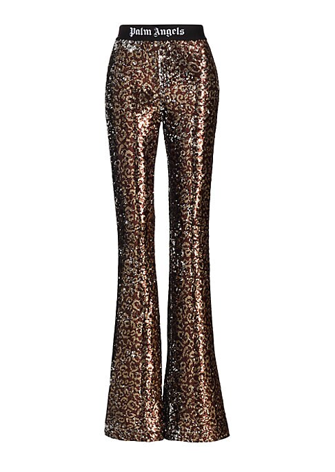 Sequin Flare Pants