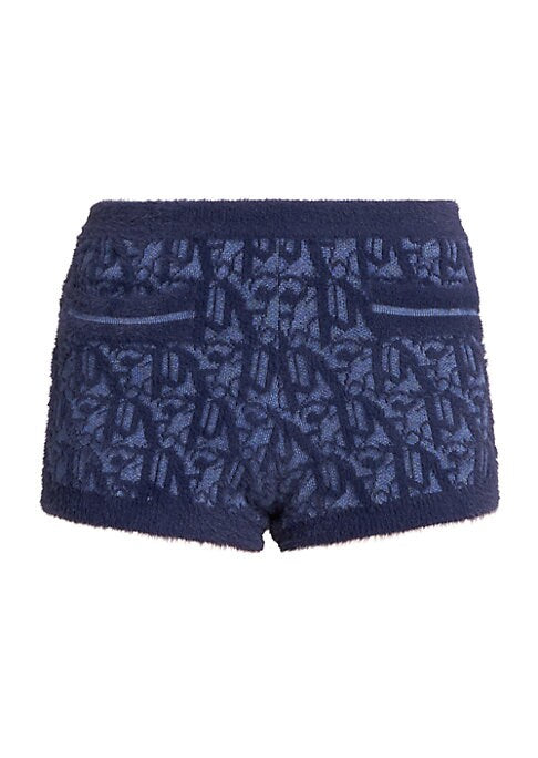Jacquard Wool-Blend Shorts