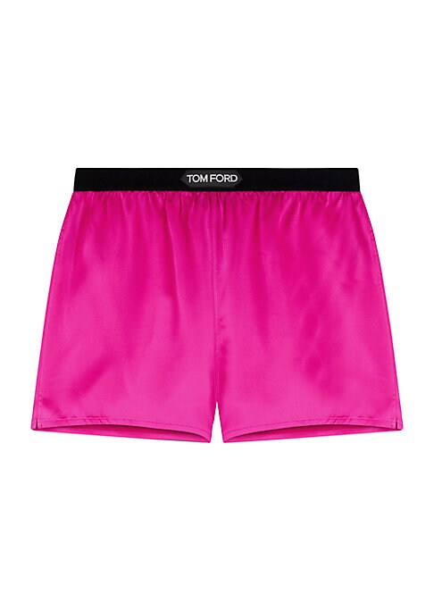 Luxe Stretch Logo Shorts