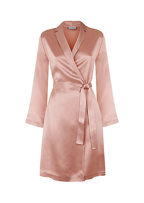 Elegant Silk Lounge Robe