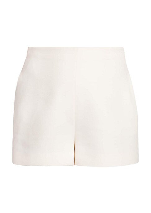 Chic High-Waisted Silk Shorts