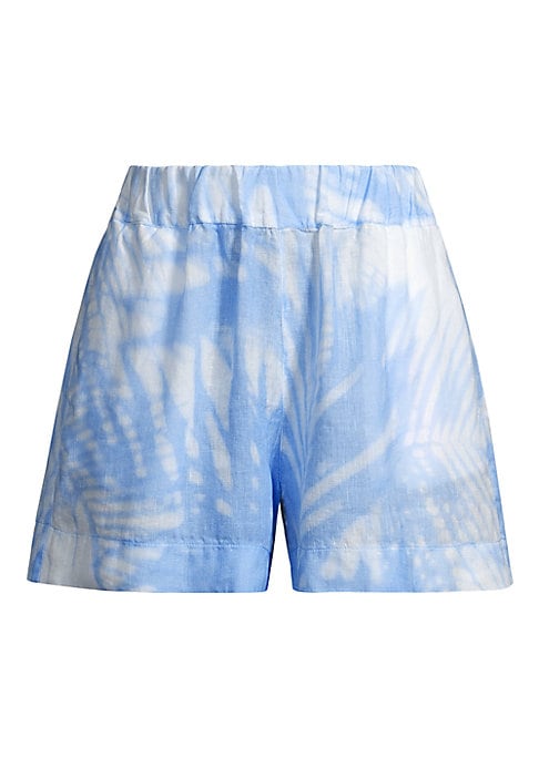 Floral Linen Breeze Shorts