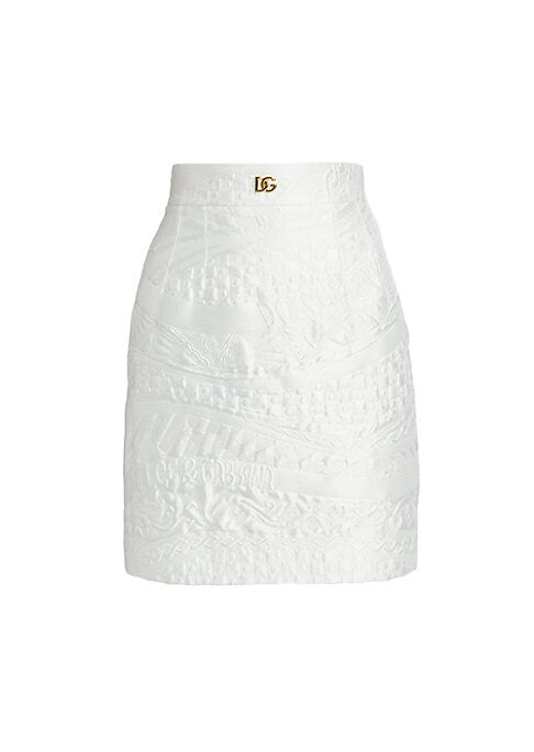 Jacquard Luxe Miniskirt