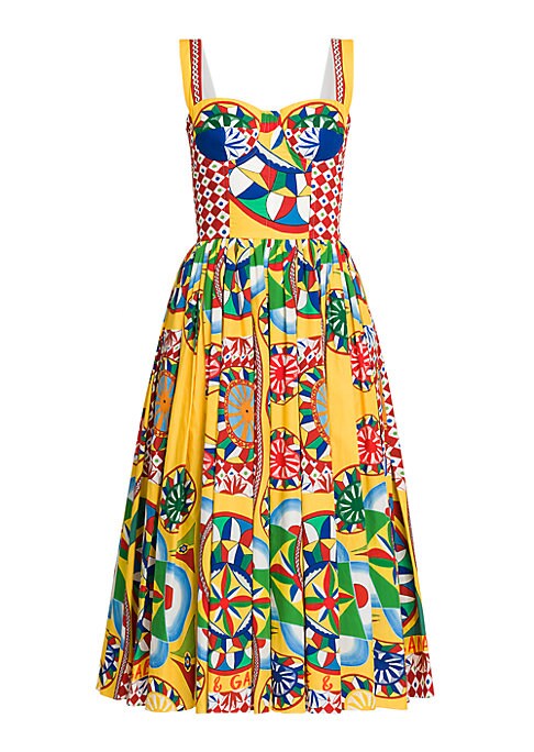 Folk Art Midi Dress