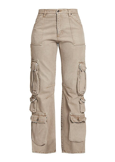 Cargo Chic Denim Trousers