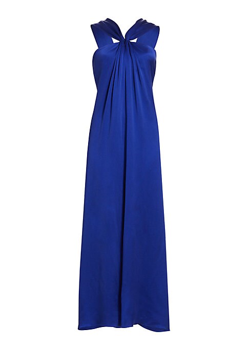 Elegant A-Line Silk Dress