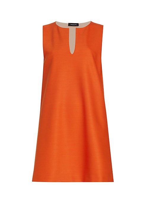 Chic A-Line Wool Dress