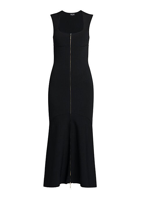Chic Flounce Midi Dress