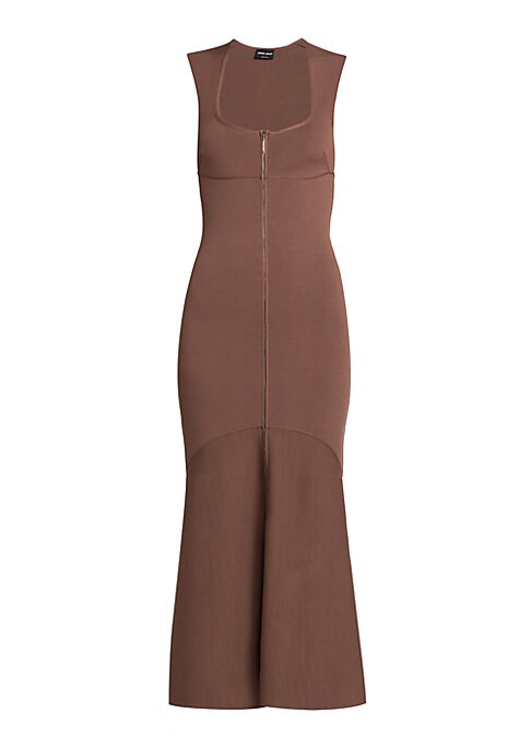 Chic Flounce Midi Dress