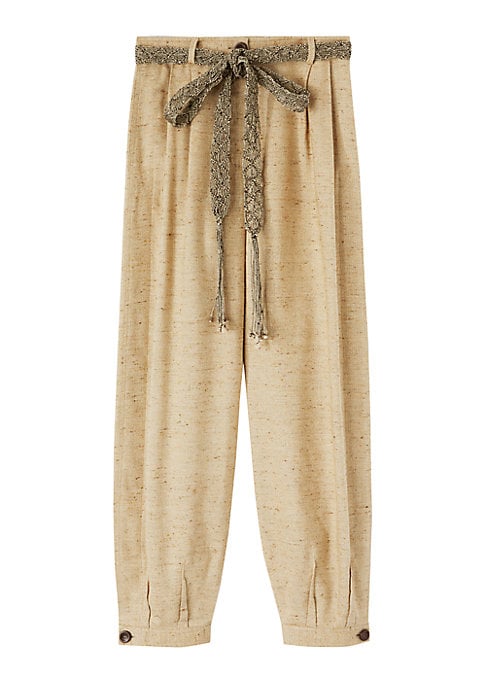 Luxe Tapered Linen Pants