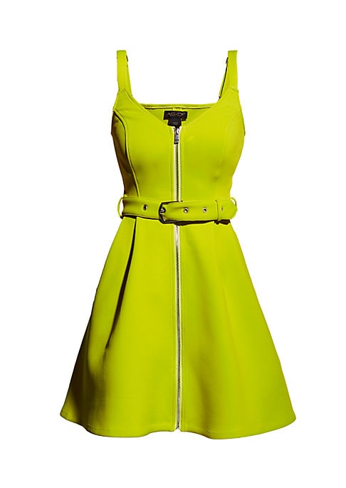 Lime Flare Dress