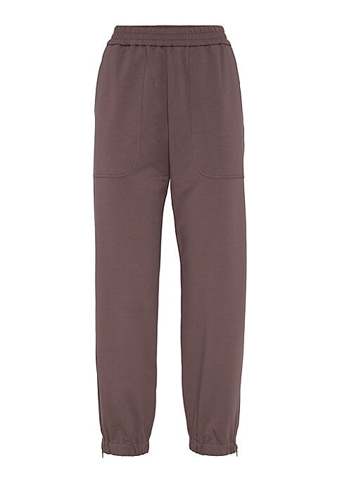 Soft Terry Pull-Up Pants