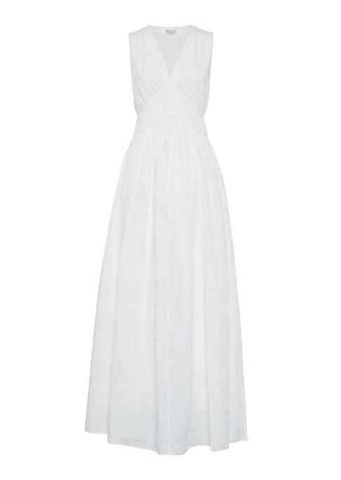 Silk-Blend Elegance Dress