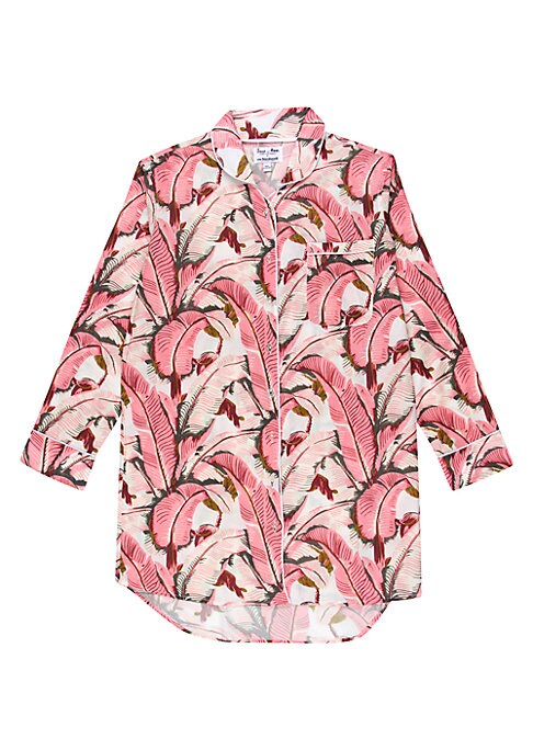 Tropical Leaf Sleep Shirt