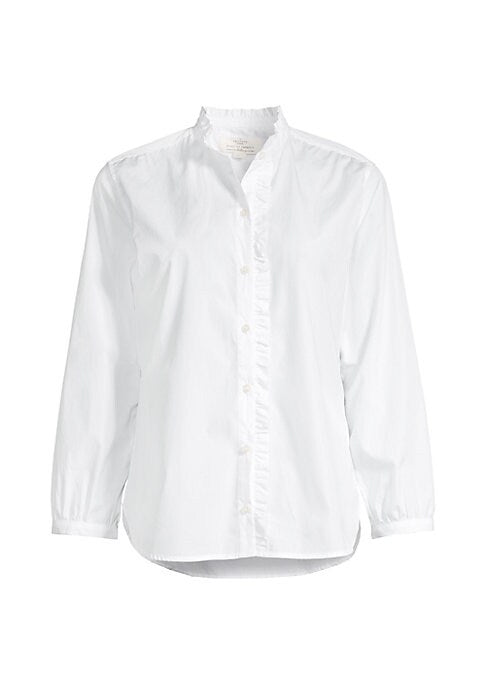 Ruffled Cotton Blouse
