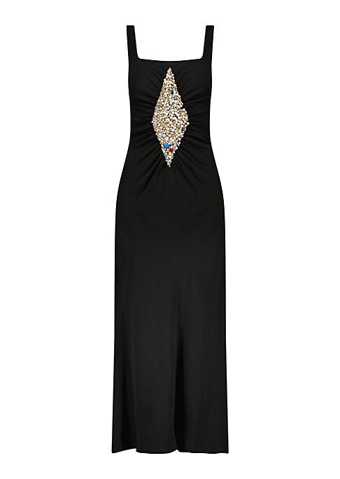 Diamond Embellished Slip Dress