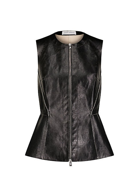 Peplum Waist Gilet