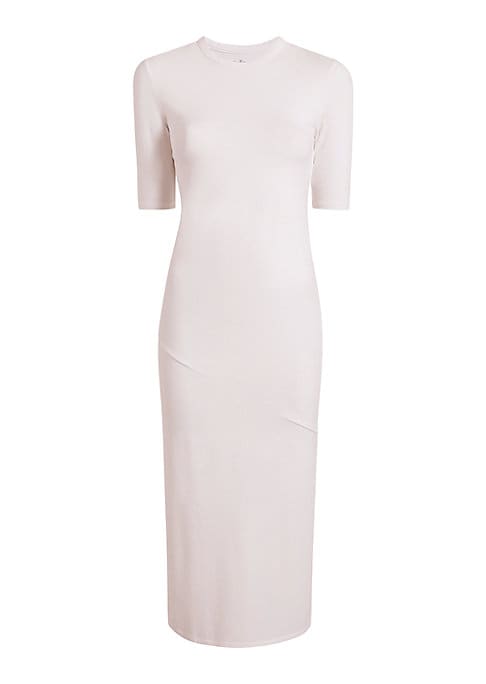 Sleek Side Slit Midi Dress